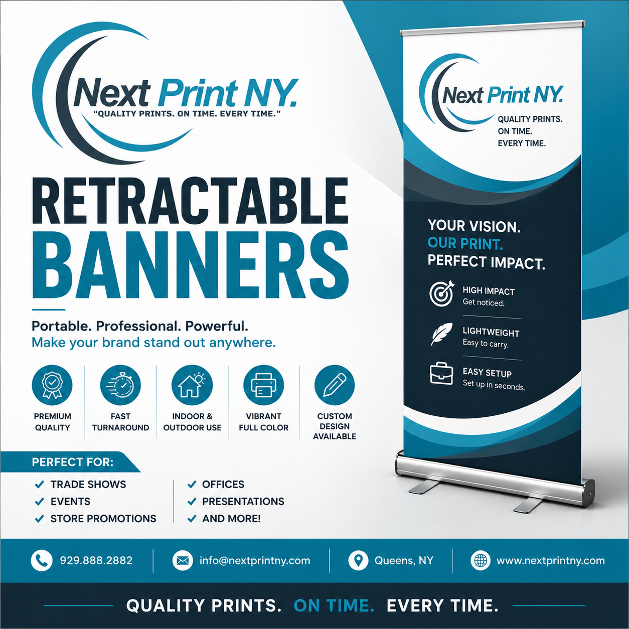 Retractable banners