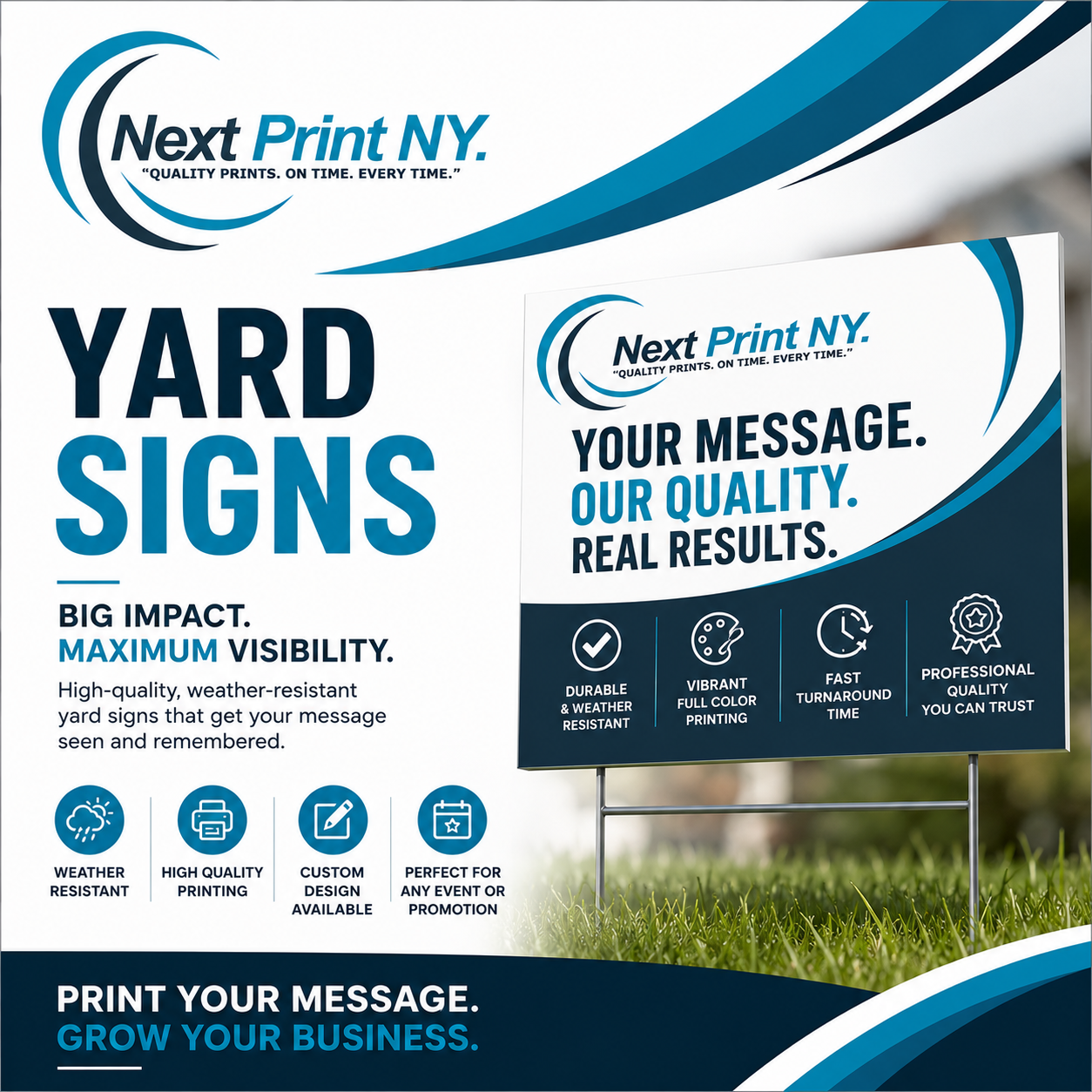 Yard signs